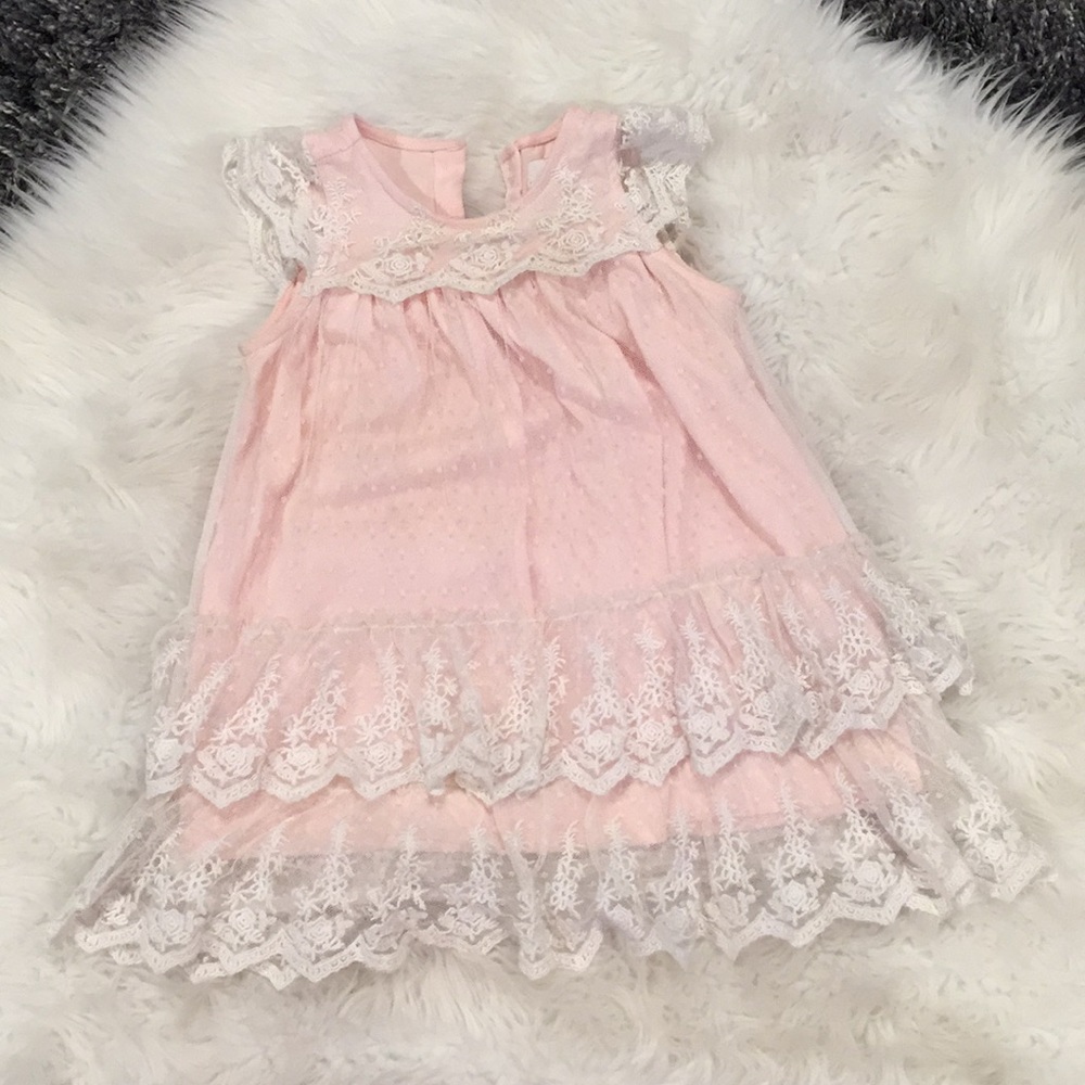 Girls ruffle dress